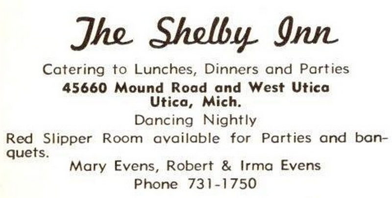 The Shelby Inn (Rio Banquet Hall) - Postcard